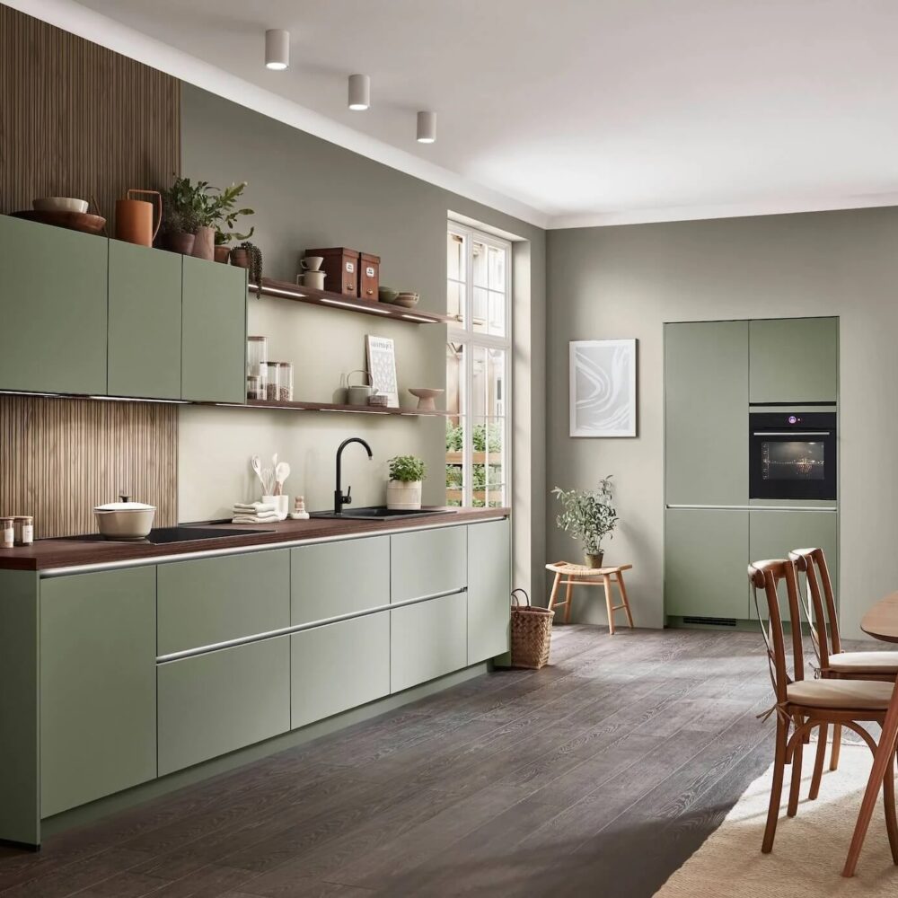 Nobilia Küchenzeile Modern Senso Olive
