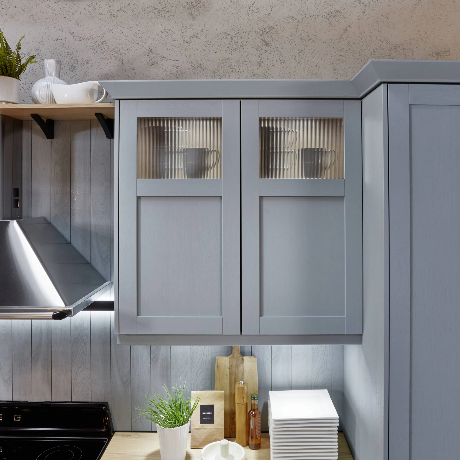 Nobilia Landhaus Küche Frame Hellblau – Bild 2