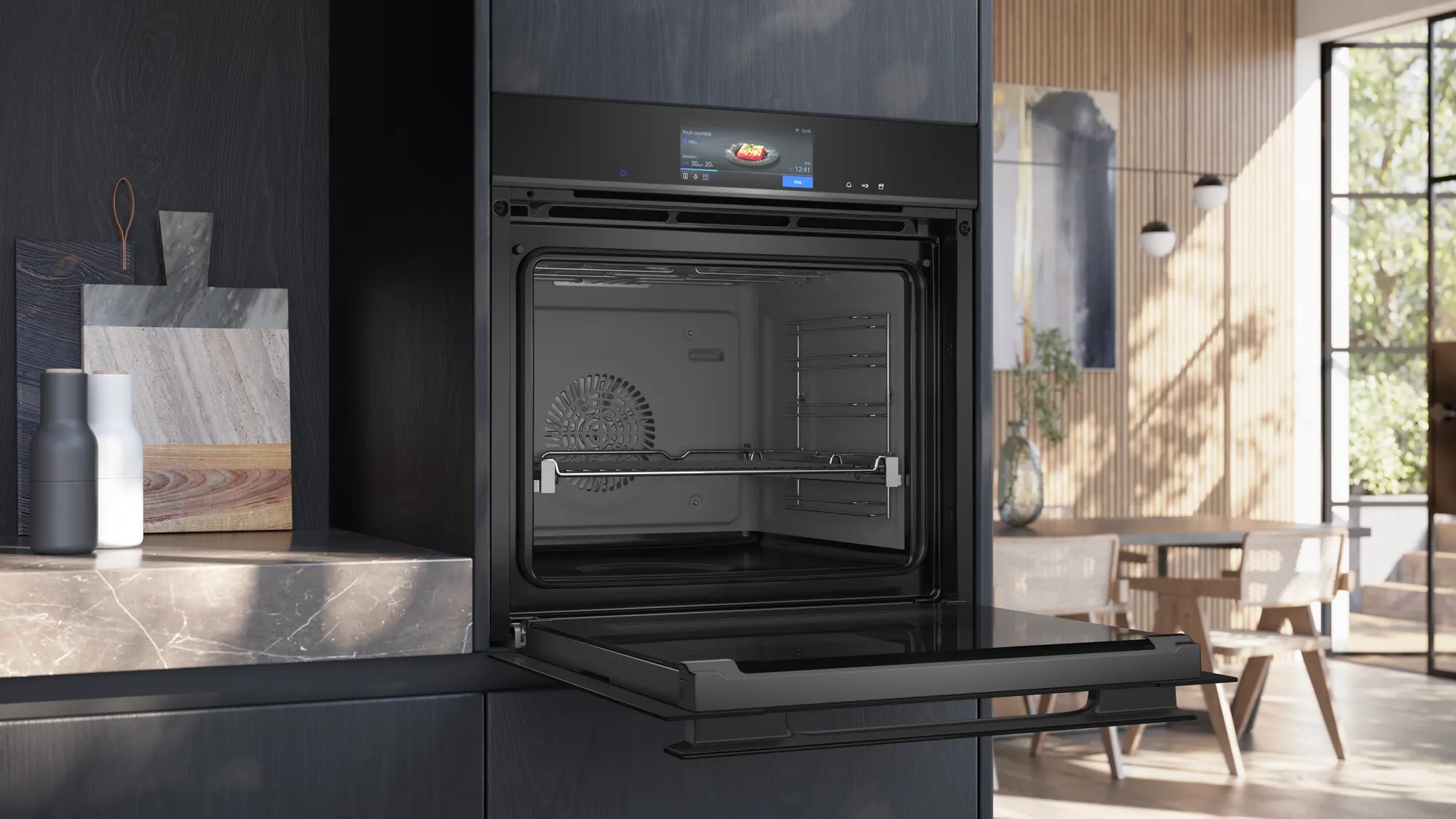 Siemens-iQ700-Dampfbackofen-offen